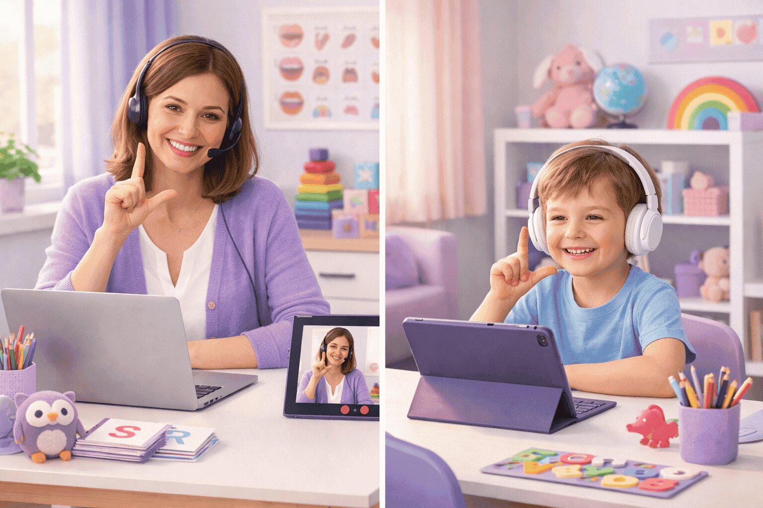 Онлайн-занятия с логопедом